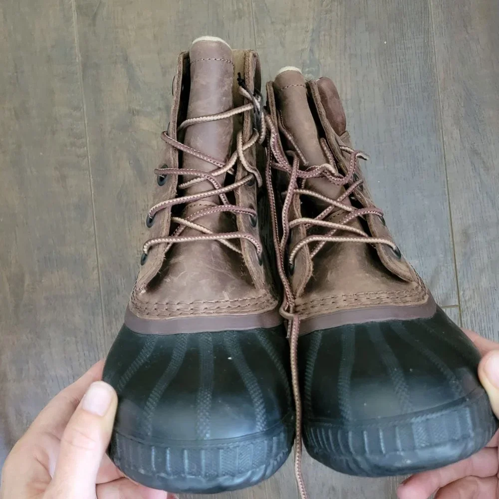 NEW Sorel Cheyanne II Winter Boot Mens 8 Womens 9.5 Waterproof Brown Leather